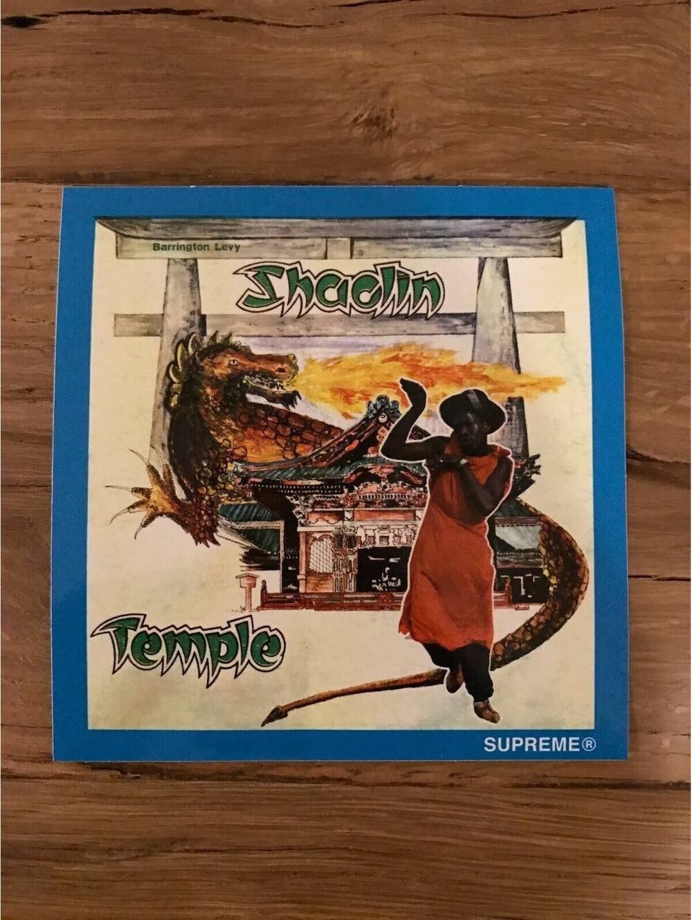 SUPREME NYC Sticker Box Logo Shaolin Temple